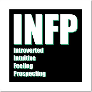 INFP The Mediator MBTI types 6B Myers Briggs personality Posters and Art